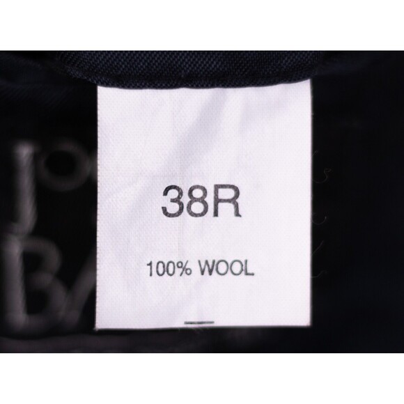 JOS A BANK Mens 38R BlUE Striped Wool Two Button Blazer/Suit Jacket Coat - Picture 11 of 12